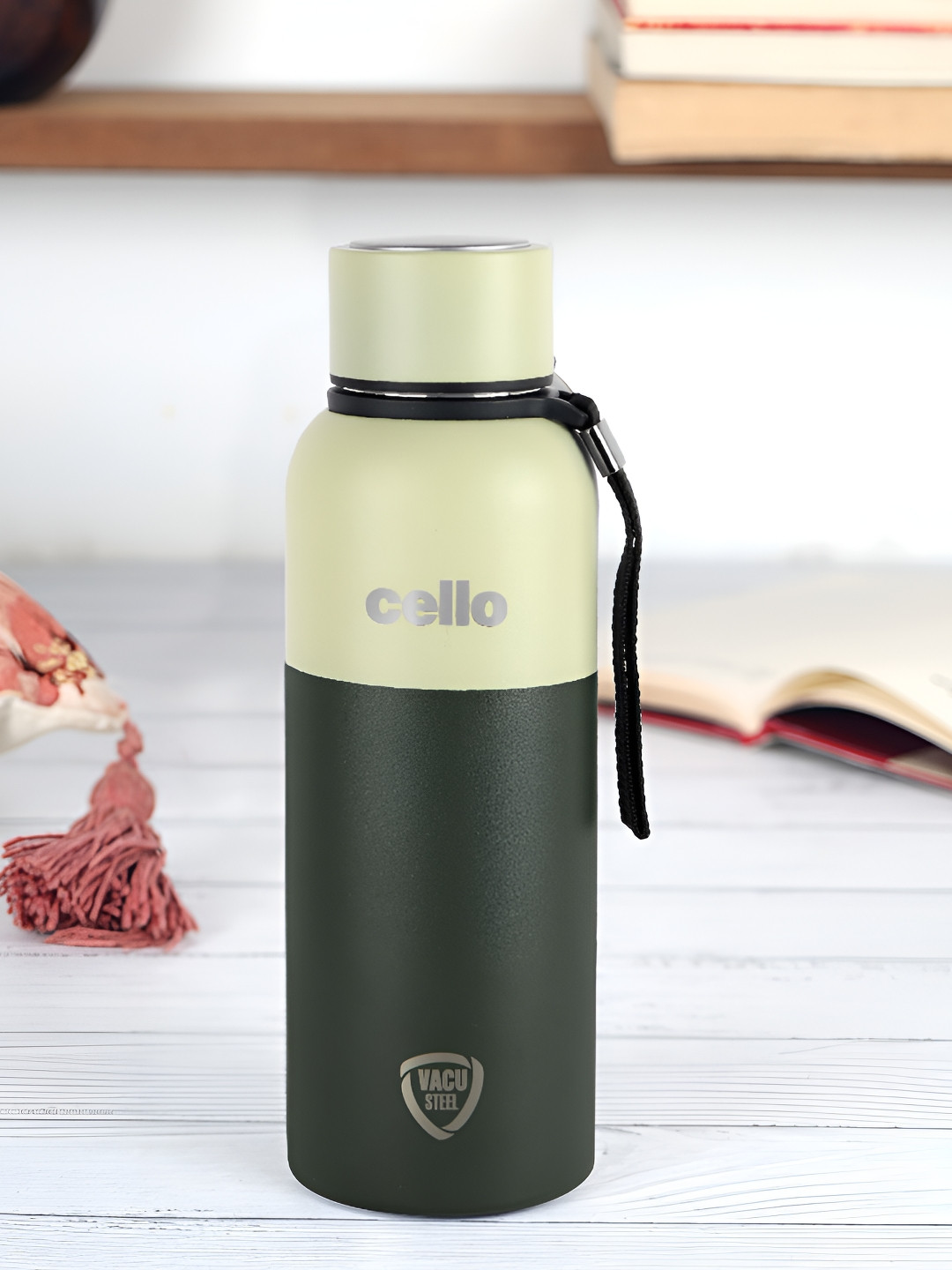 

Cello Neo Kent Green Stainless Steel Double walled insulated Water Bottle 550 ml