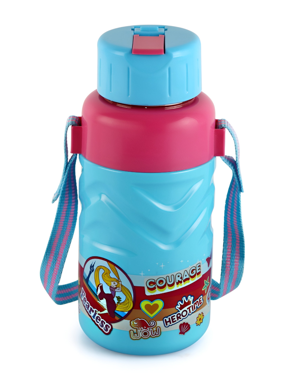

Cello Blue & Pink Typography Stainless Steel Vacuum Insulated Water Bottle 400 ml