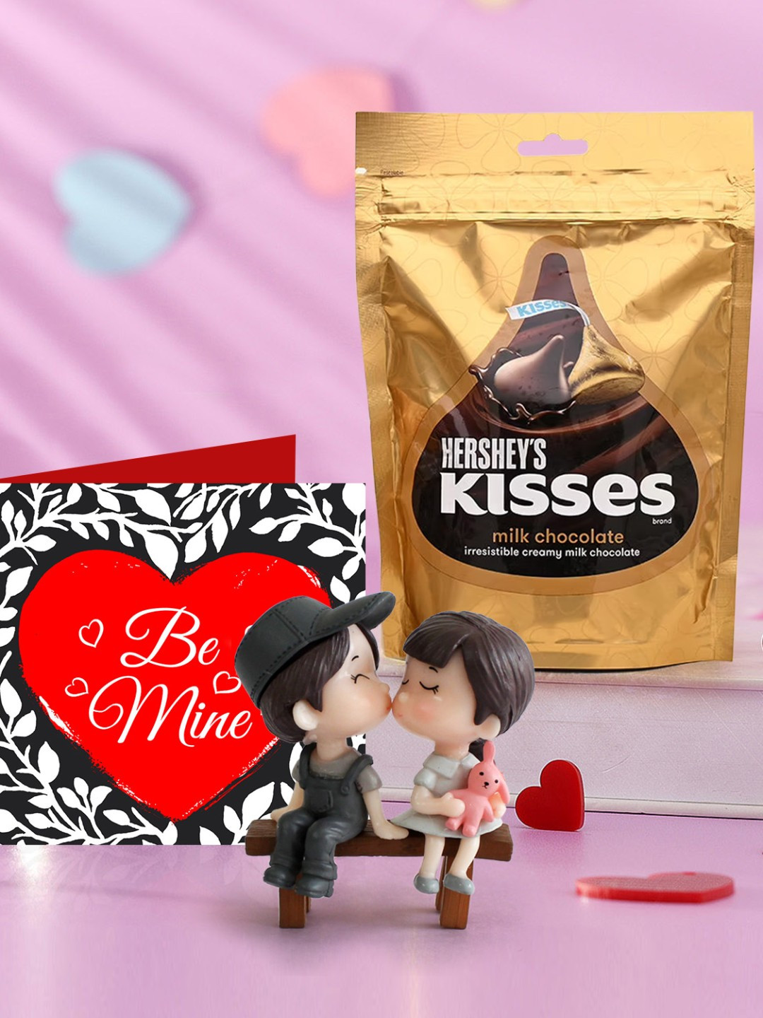 

TIED RIBBONS Valentine Day Combo Chocolate Gift, Red