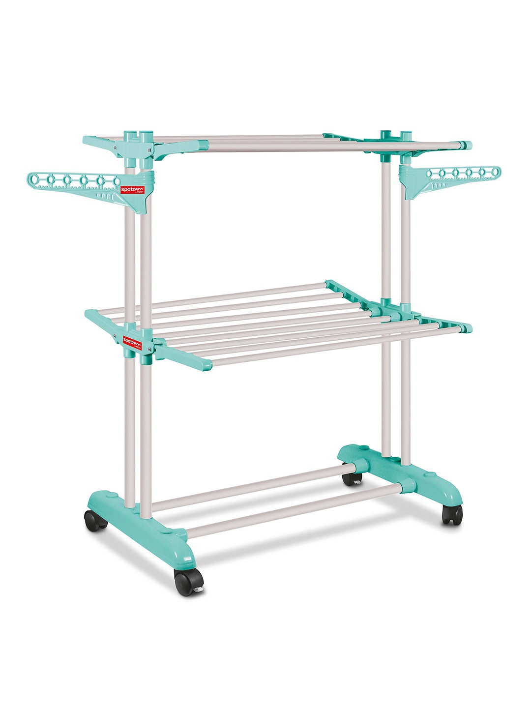 

SPOTZERO by MILTON 2 Layers Cloth Drying Stand, Green