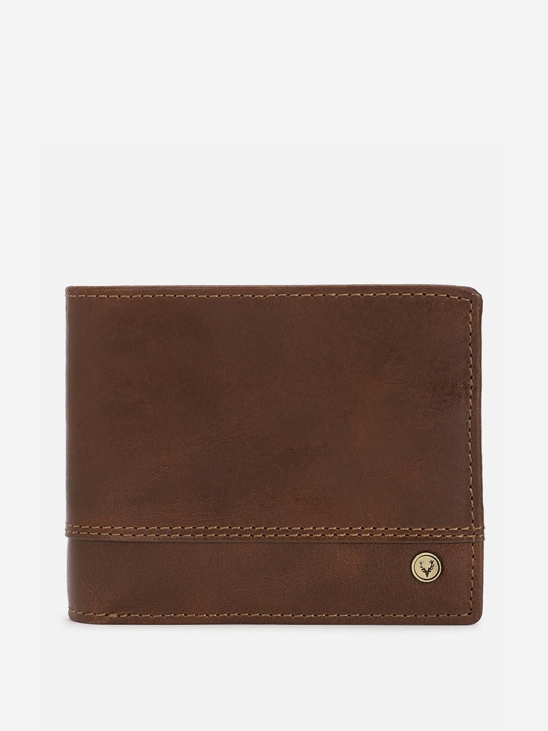 

Allen Solly Leather Two Fold Wallet, Brown