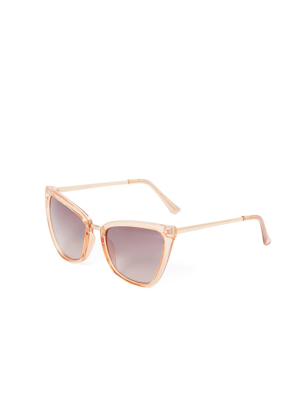

Forever New Women Full Rim Oversized Cateye Sunglasses, Transparent