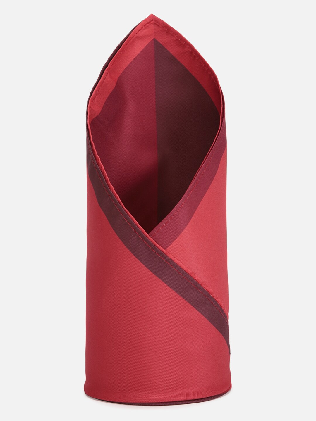 

Van Heusen Men Colourblocked Microfiber Pocket Square, Red