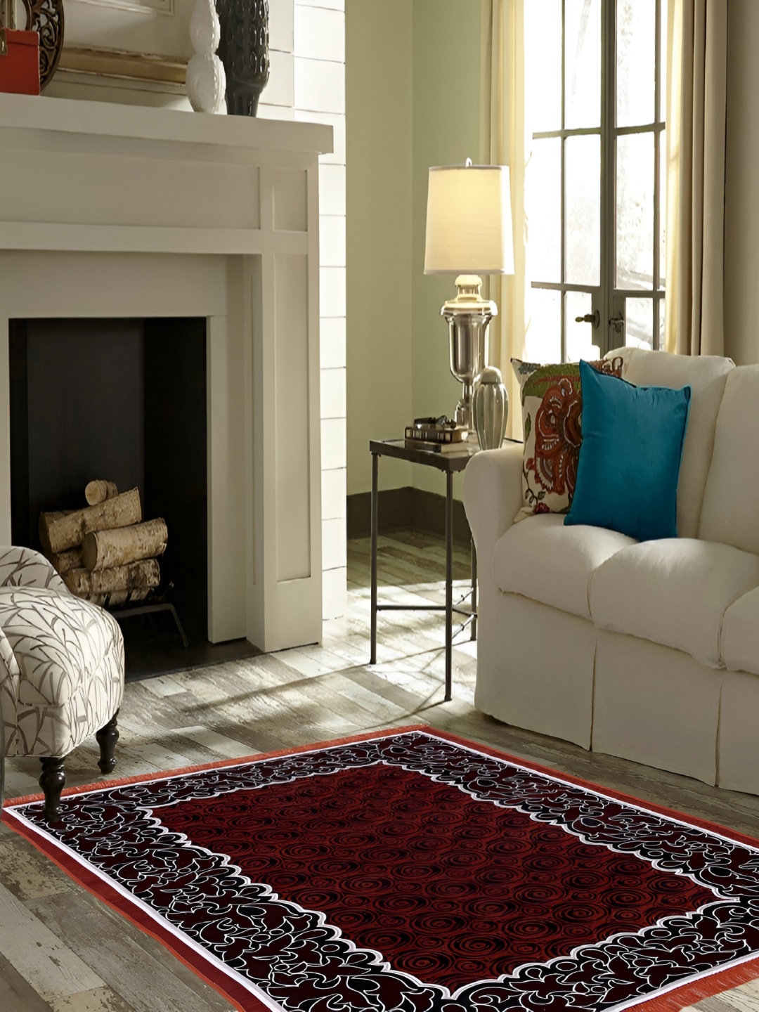 

ZESTURE Brown Printed Carpet