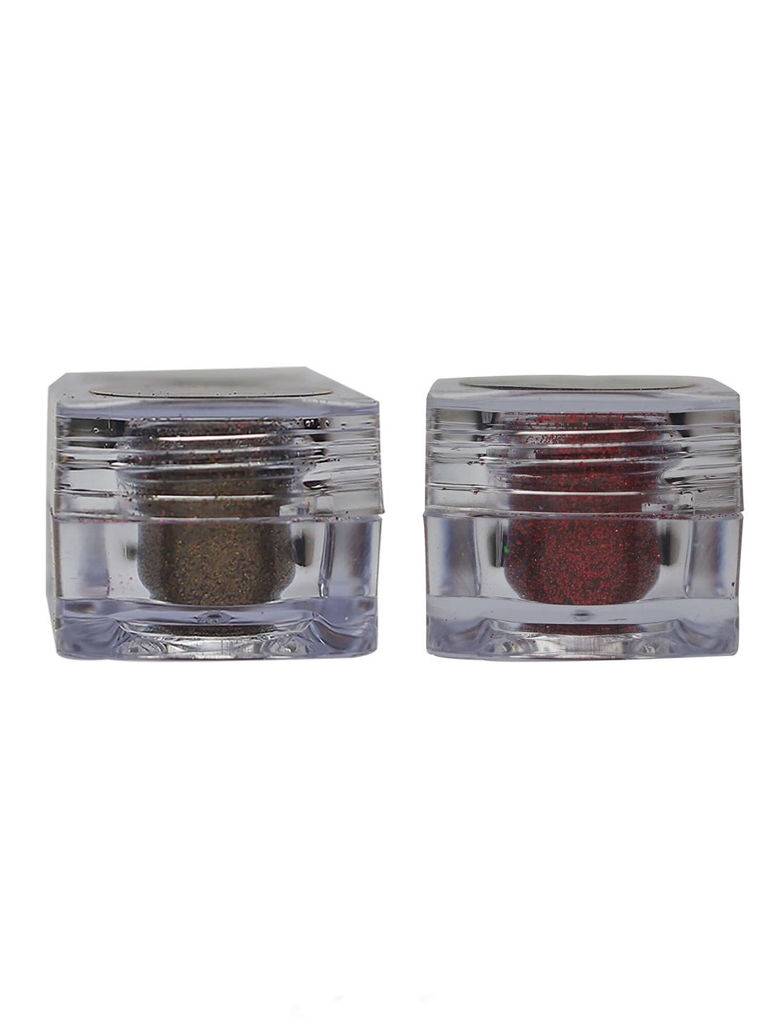 

Veoni BELLE Holographic Set Of 2 HD Glitter Eyeshadow - 5g Each - Antique Gold-Ruby Red