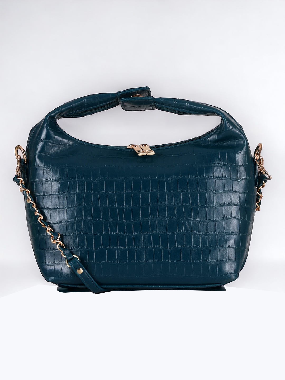 

DressBerry PU Structured Handheld Bag, Blue