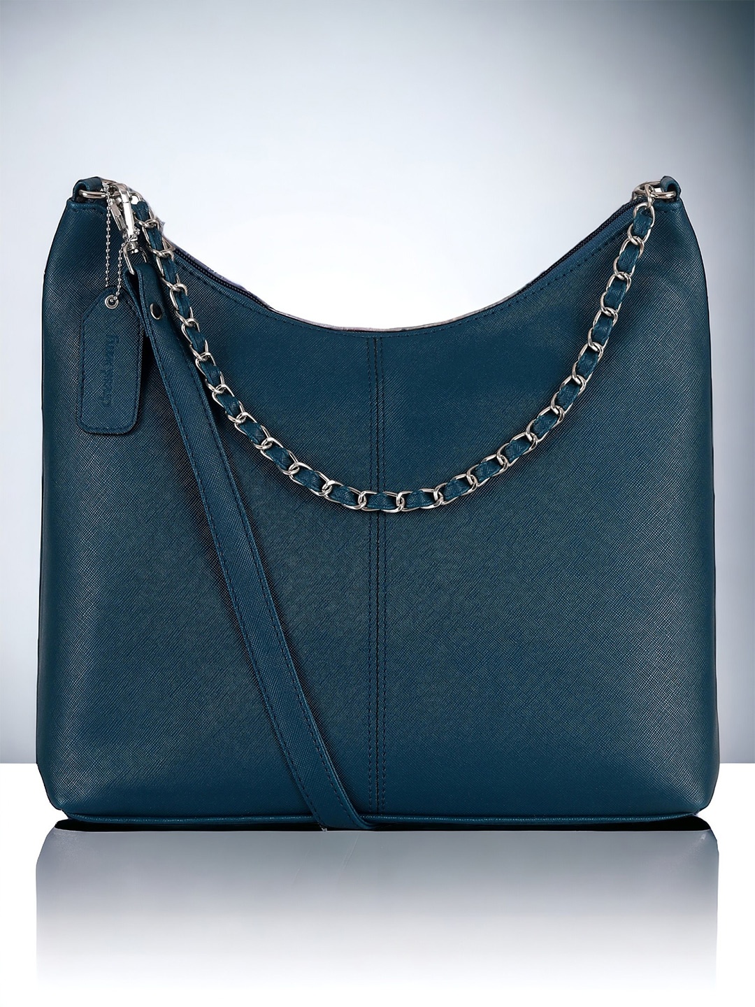 

DressBerry Blue PU Structured Sling Bag