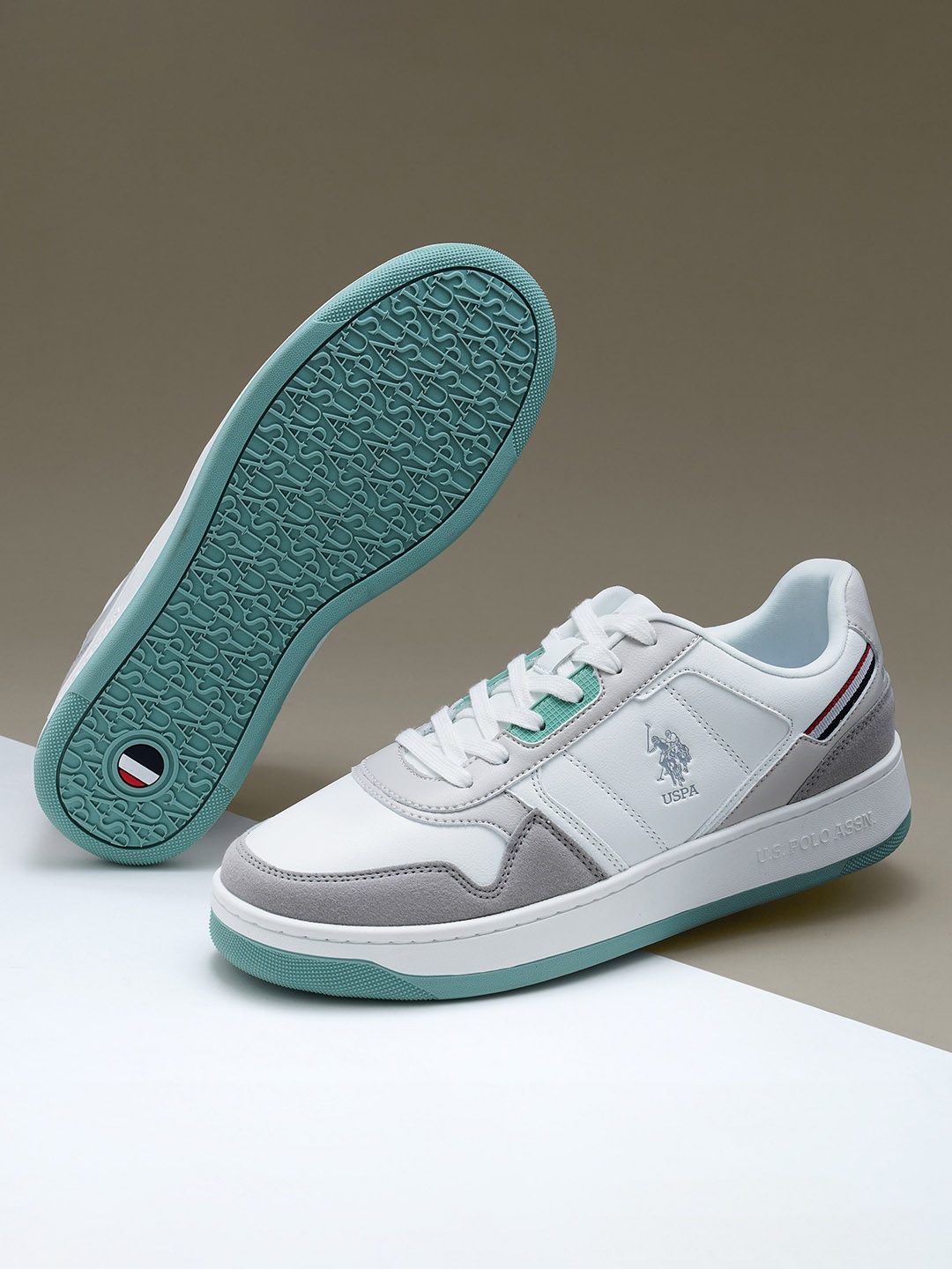 

U.S. Polo Assn. Men Joas Retro Court Sneakers, Grey