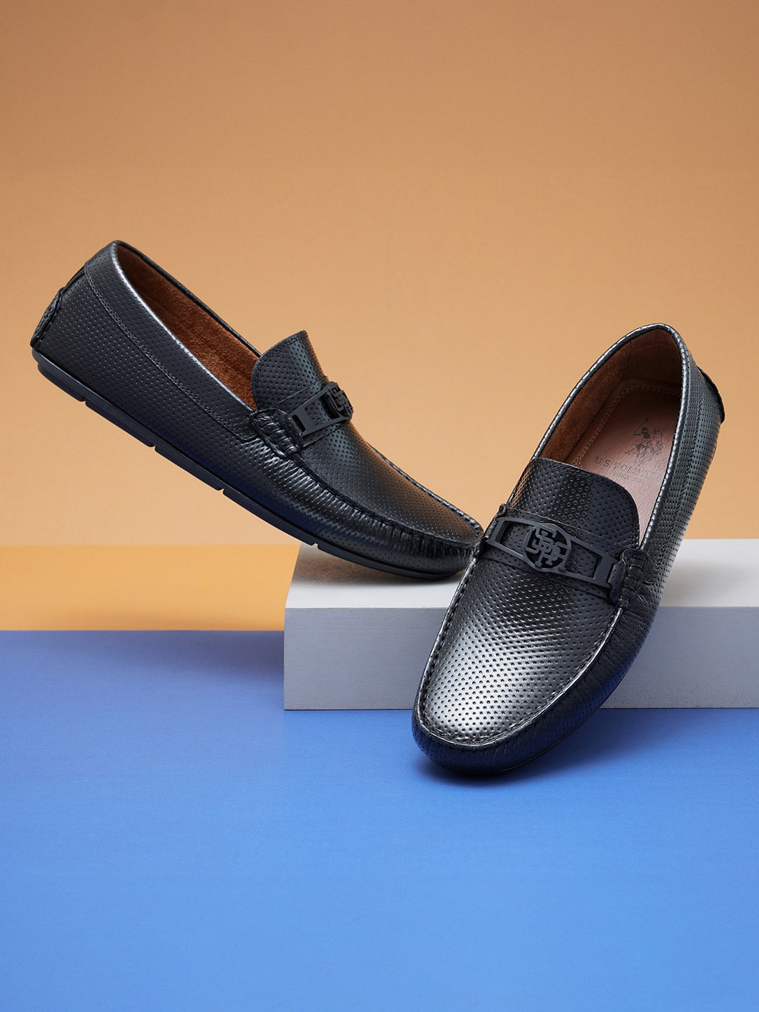 

U.S. Polo Assn. Men MERREN Loafers, Black