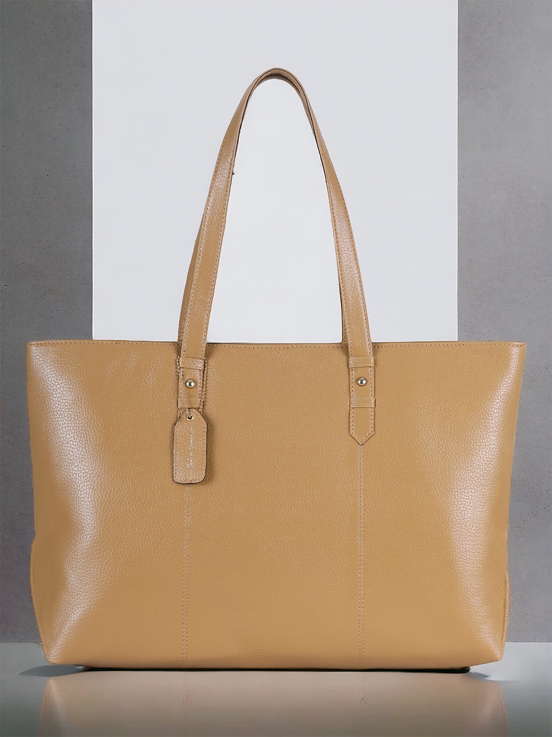 

Mast & Harbour Tan Structured Shoulder Bag