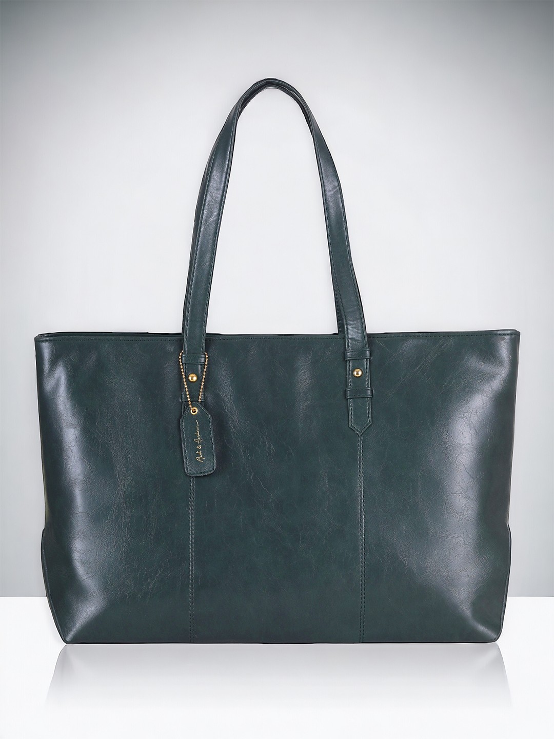 

Mast & Harbour Green Structured Shoulder Bag