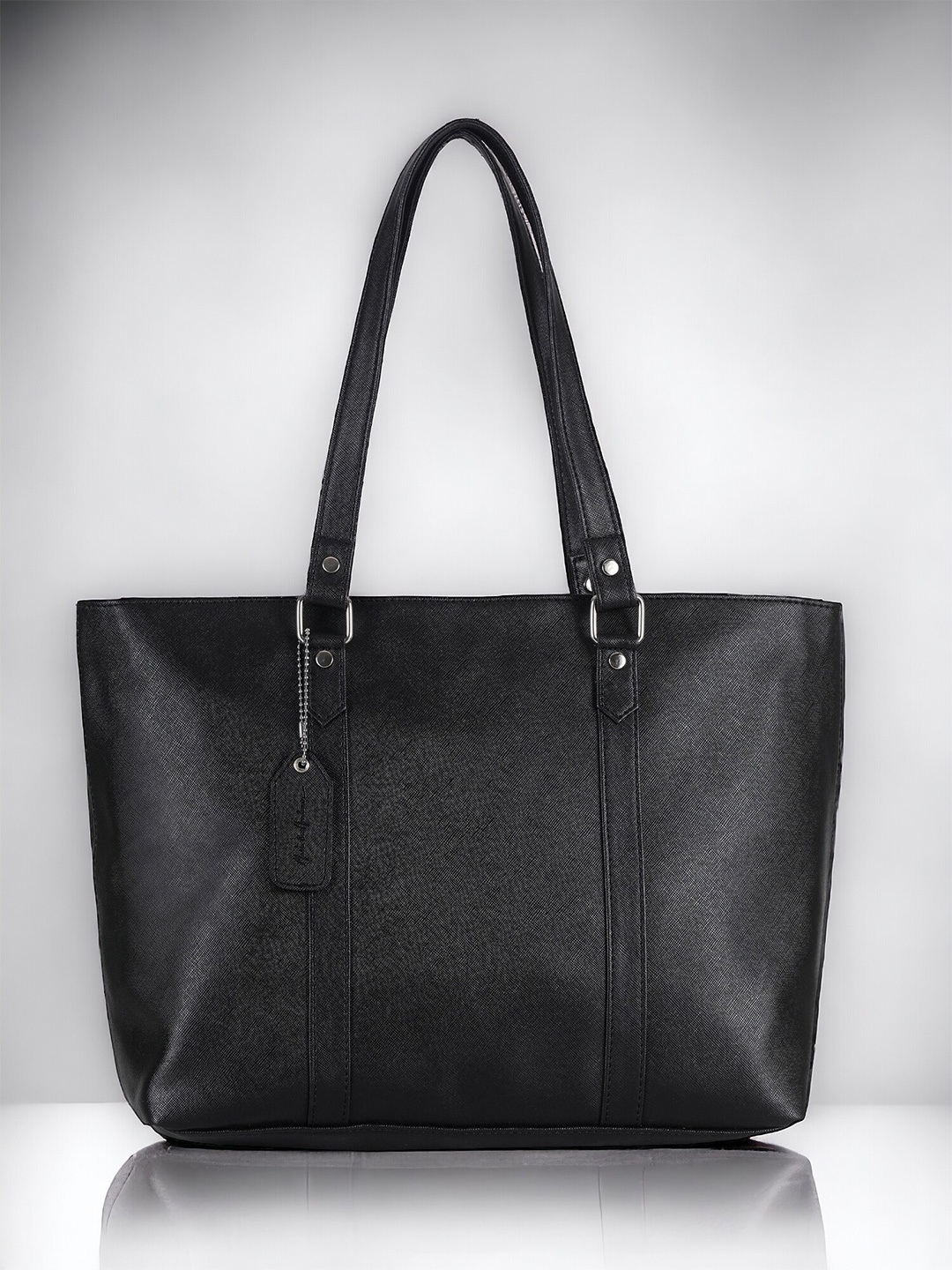 

Mast & Harbour Black Structured Handheld Bag