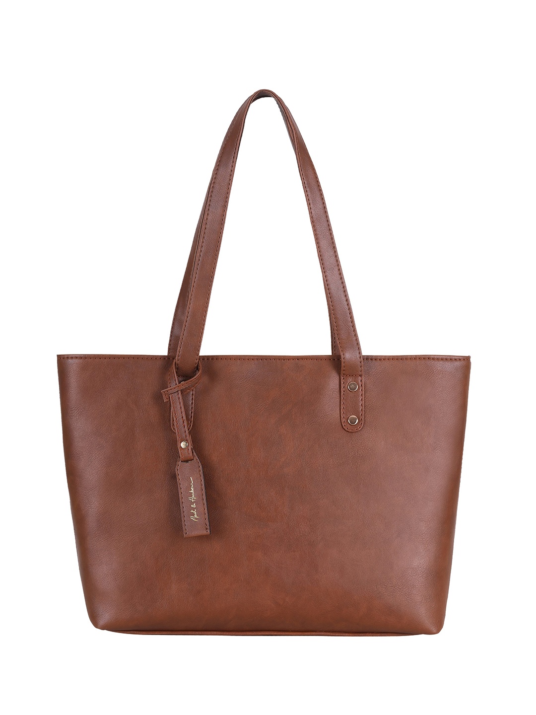 

Mast & Harbour Tan Structured Shoulder Bag