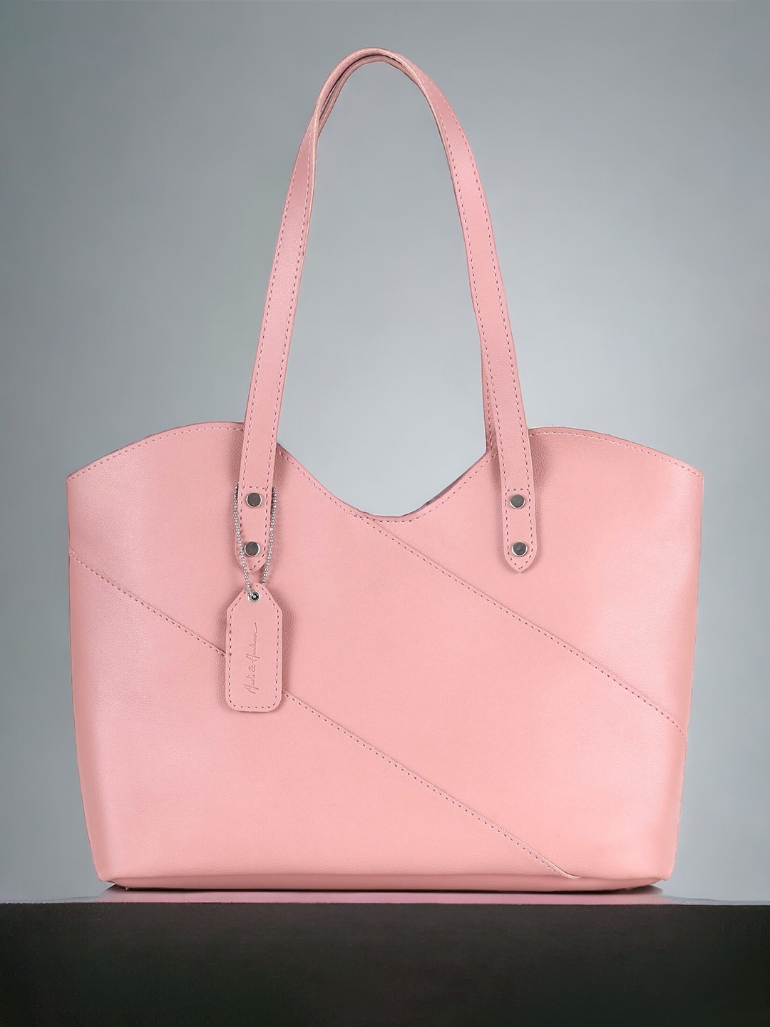 

Mast & Harbour Pink Structured Shoulder Bag