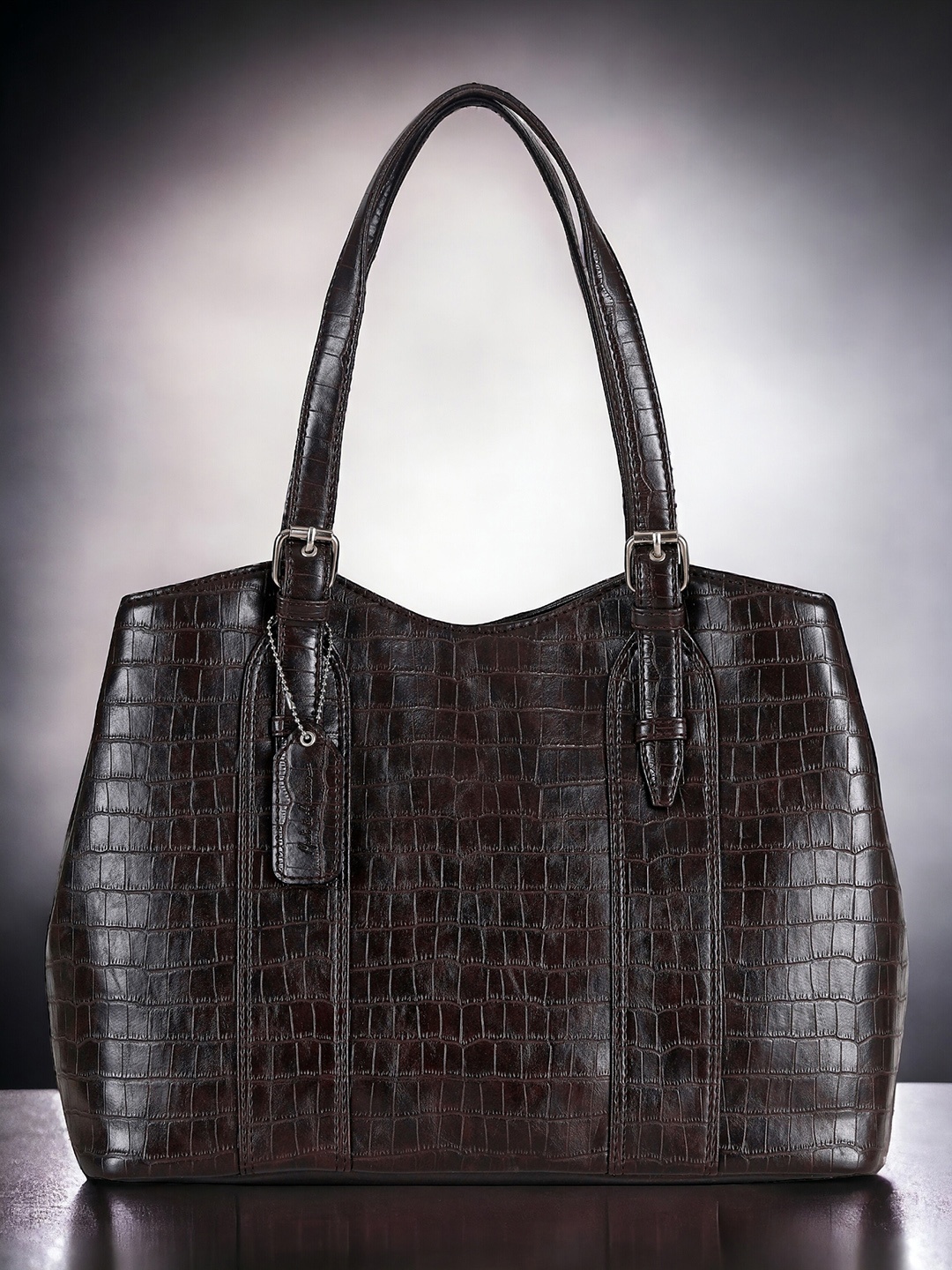 

Mast & Harbour PU Structured Shoulder Bag, Brown