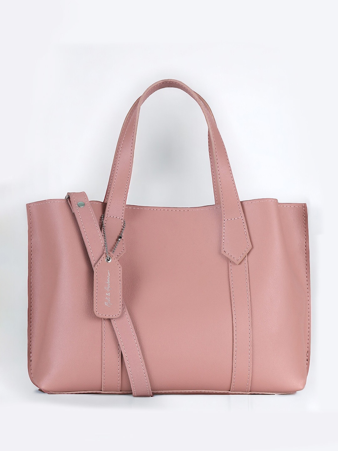 

Mast & Harbour Pink Oversized Structured Sling Bag