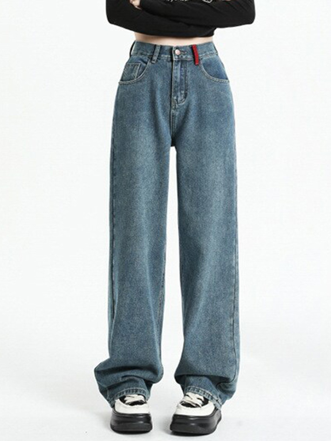 

StyleCast Women Blue Mid-Rise Flared Light Fade Jeans