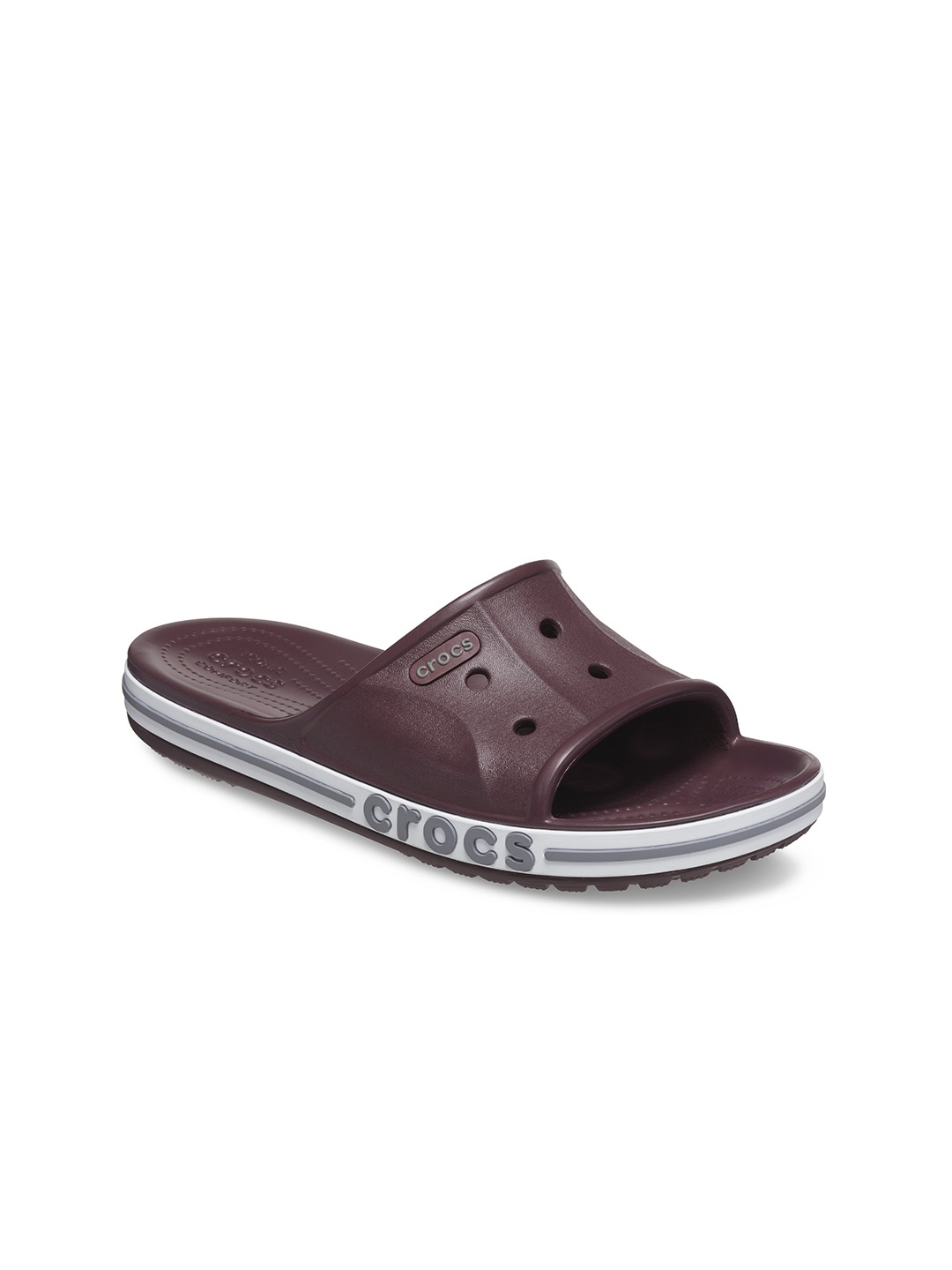 

Crocs Women Croslite Sliders, Burgundy