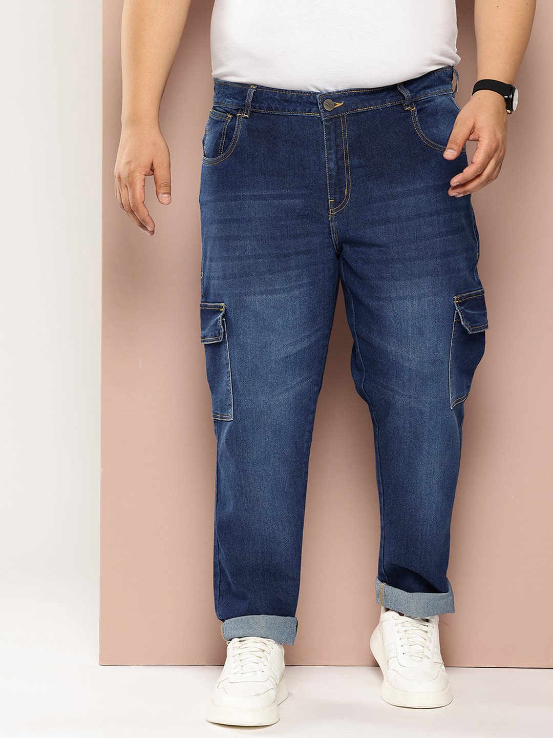 

Sztori Slim Fit Plus Size Jeans, Blue