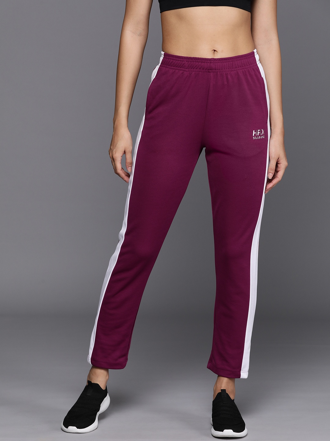 

HRX by Hrithik Roshan Women Rapid-Dry Training Track Pants, Magenta