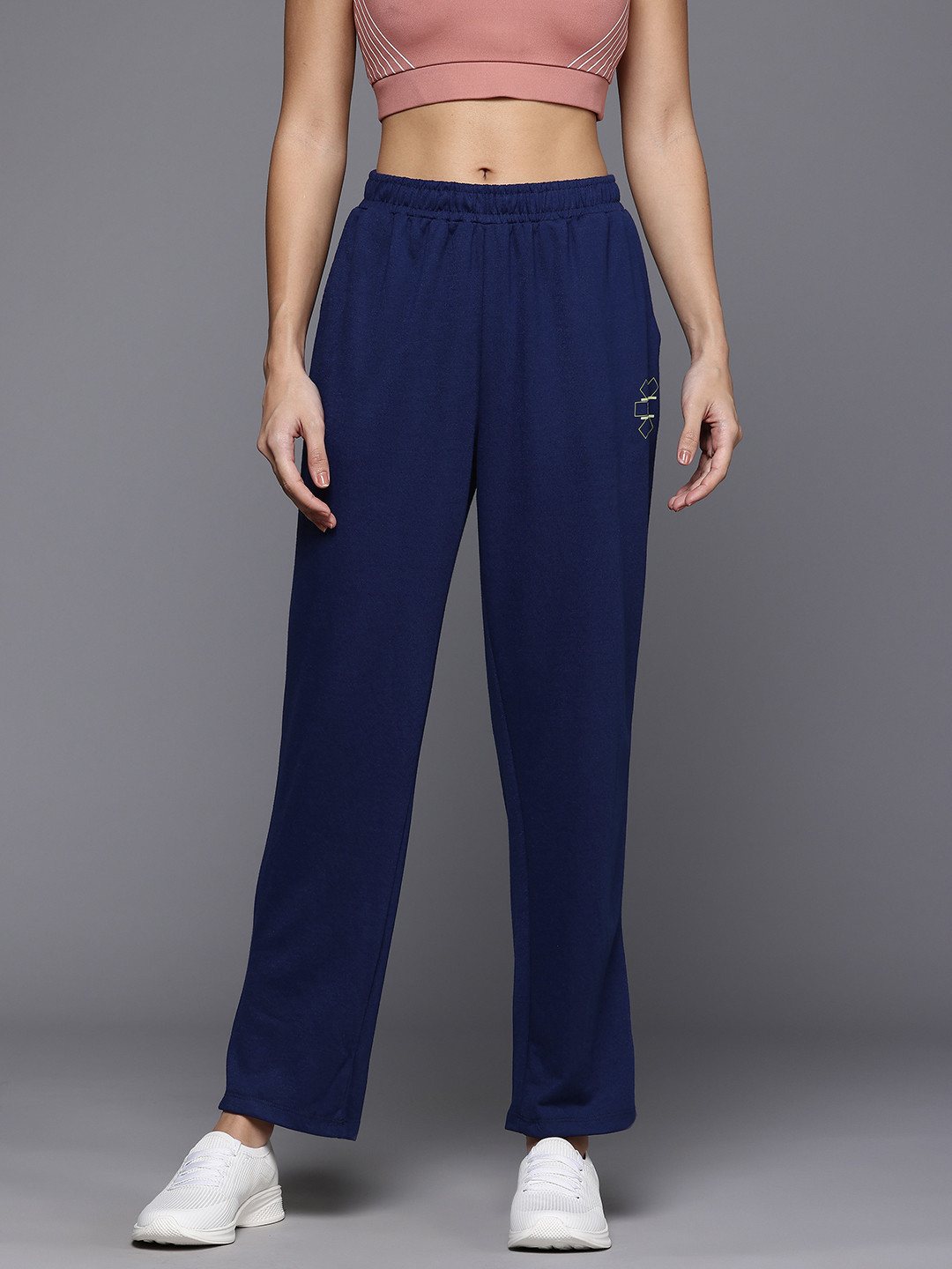 

HRX by Hrithik Roshan Women Running Track Pants, Navy blue
