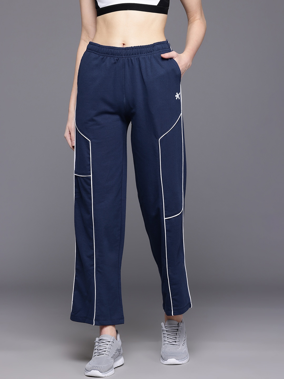 

HRX by Hrithik Roshan Women Lifestyle Track Pants, Blue