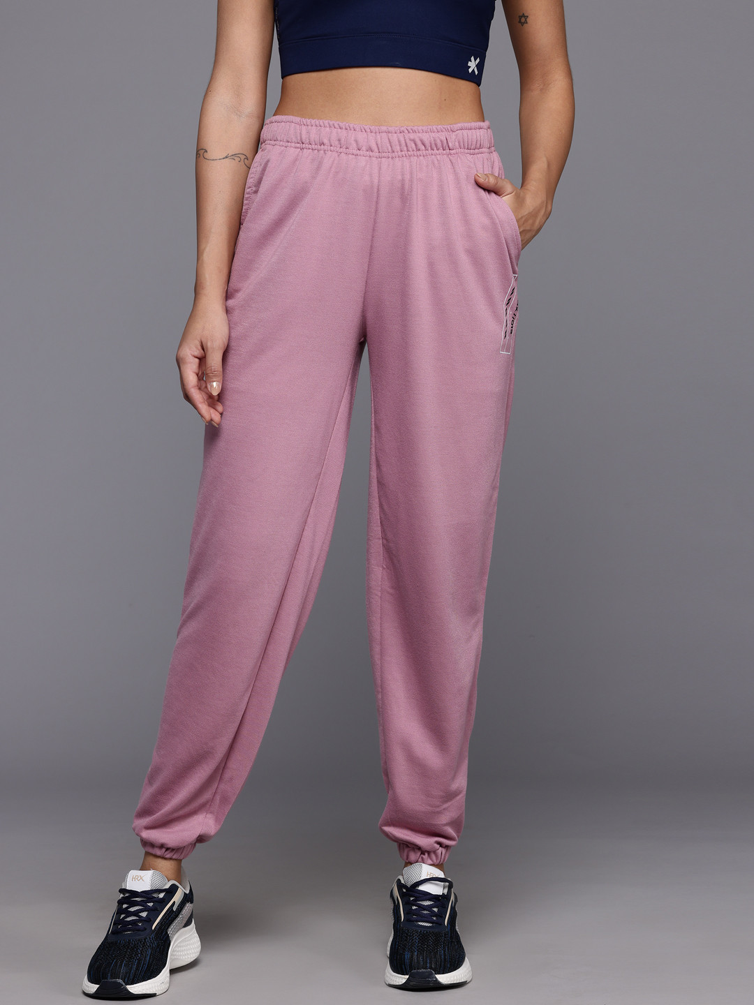 

HRX by Hrithik Roshan Women Lifestyle Joggers, Pink