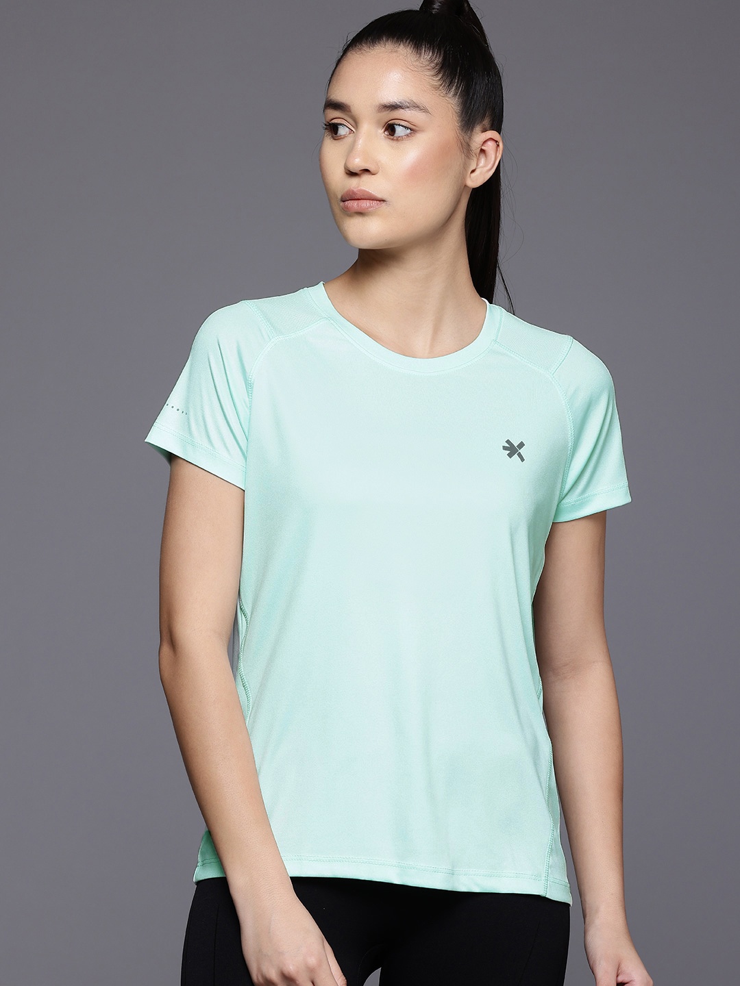 

HRX by Hrithik Roshan Round Neck Running T-shirt, Green