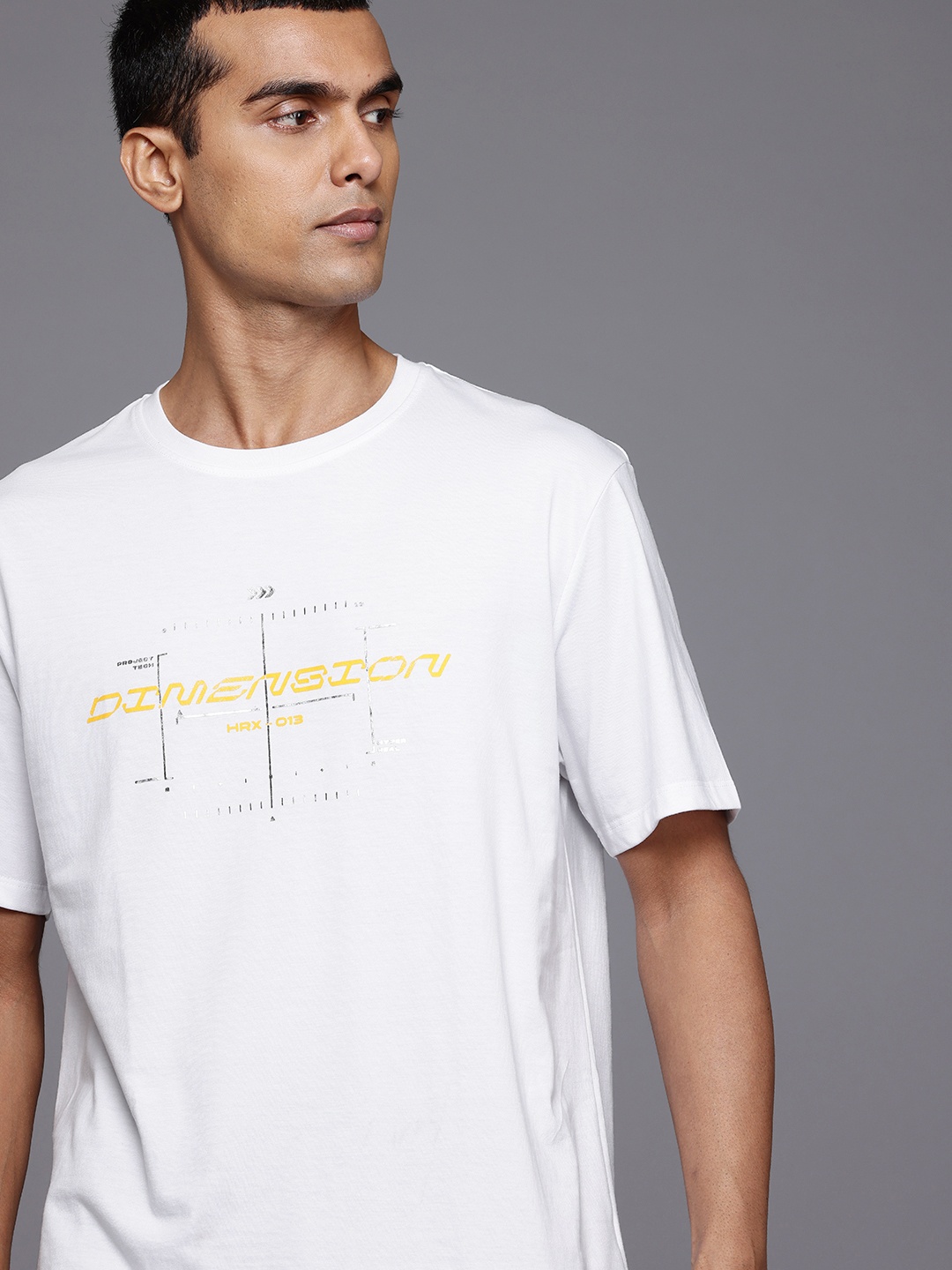 

HRX by Hrithik Roshan Typography Print Relaxed Fit Lifestyle T-shirt, White
