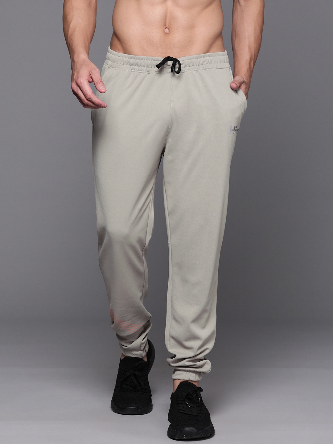 

HRX by Hrithik Roshan Men Rapid-Dry Running Joggers, Grey