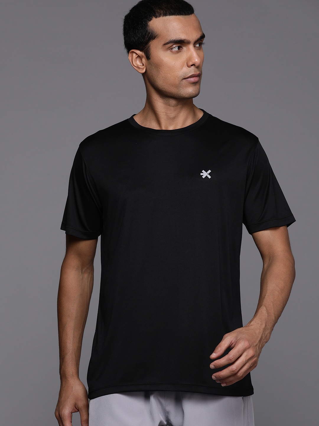 

HRX by Hrithik Roshan Rapid-Dry Running T-shirt, Black