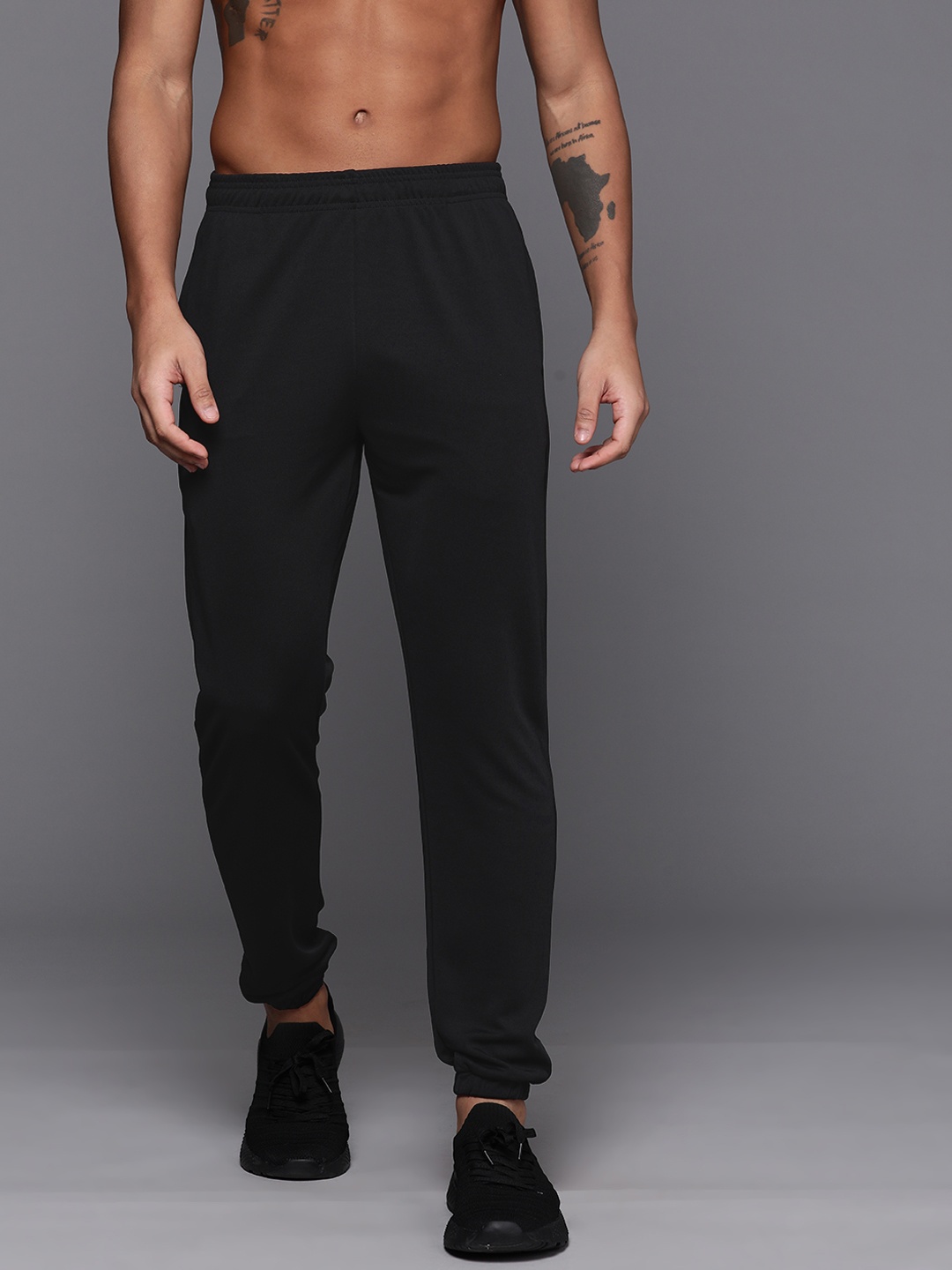 

HRX by Hrithik Roshan Men Rapid-Dry Training Track Pants, Black