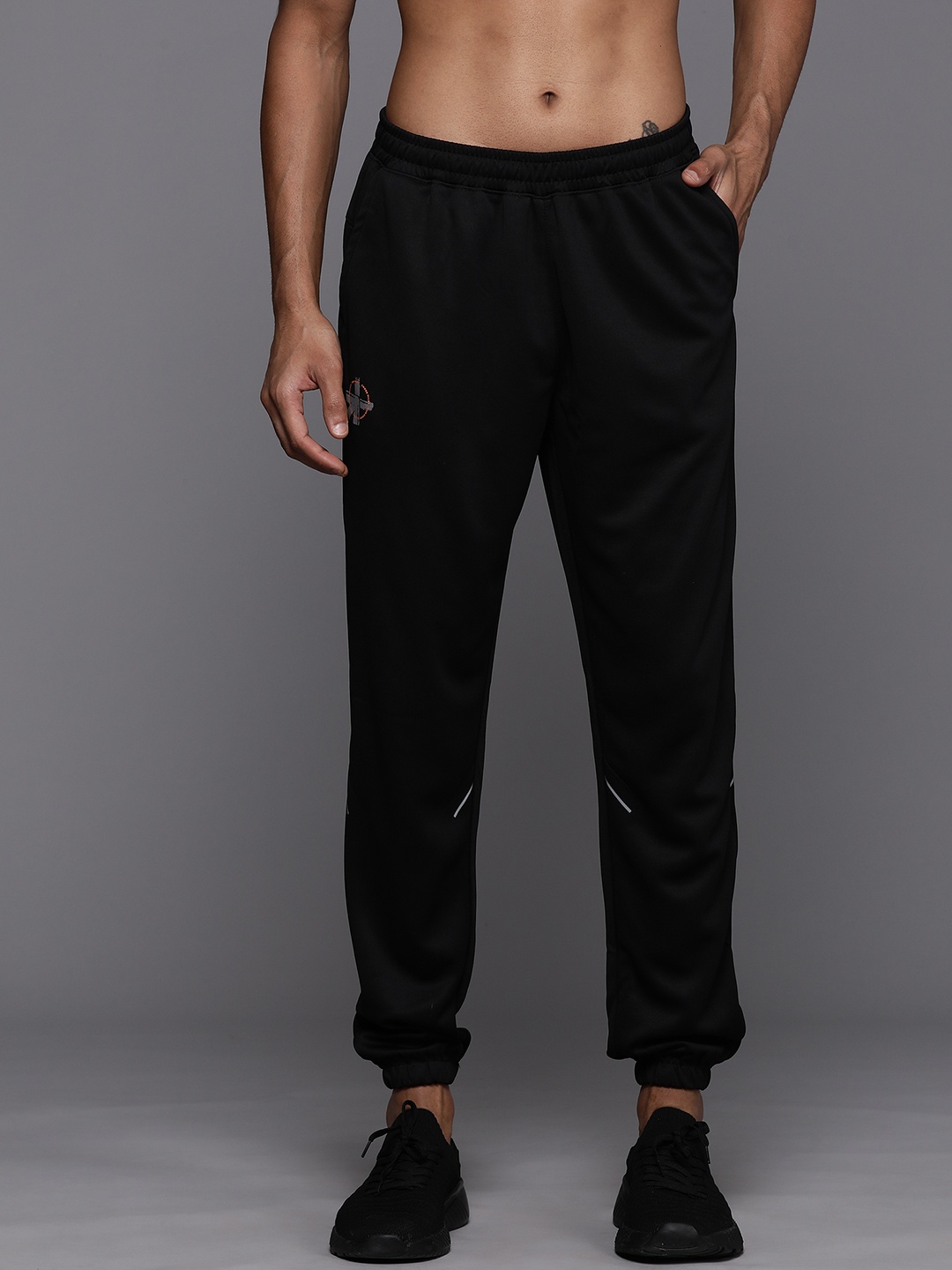 

HRX by Hrithik Roshan Men Running Rapid-Dry Joggers, Black