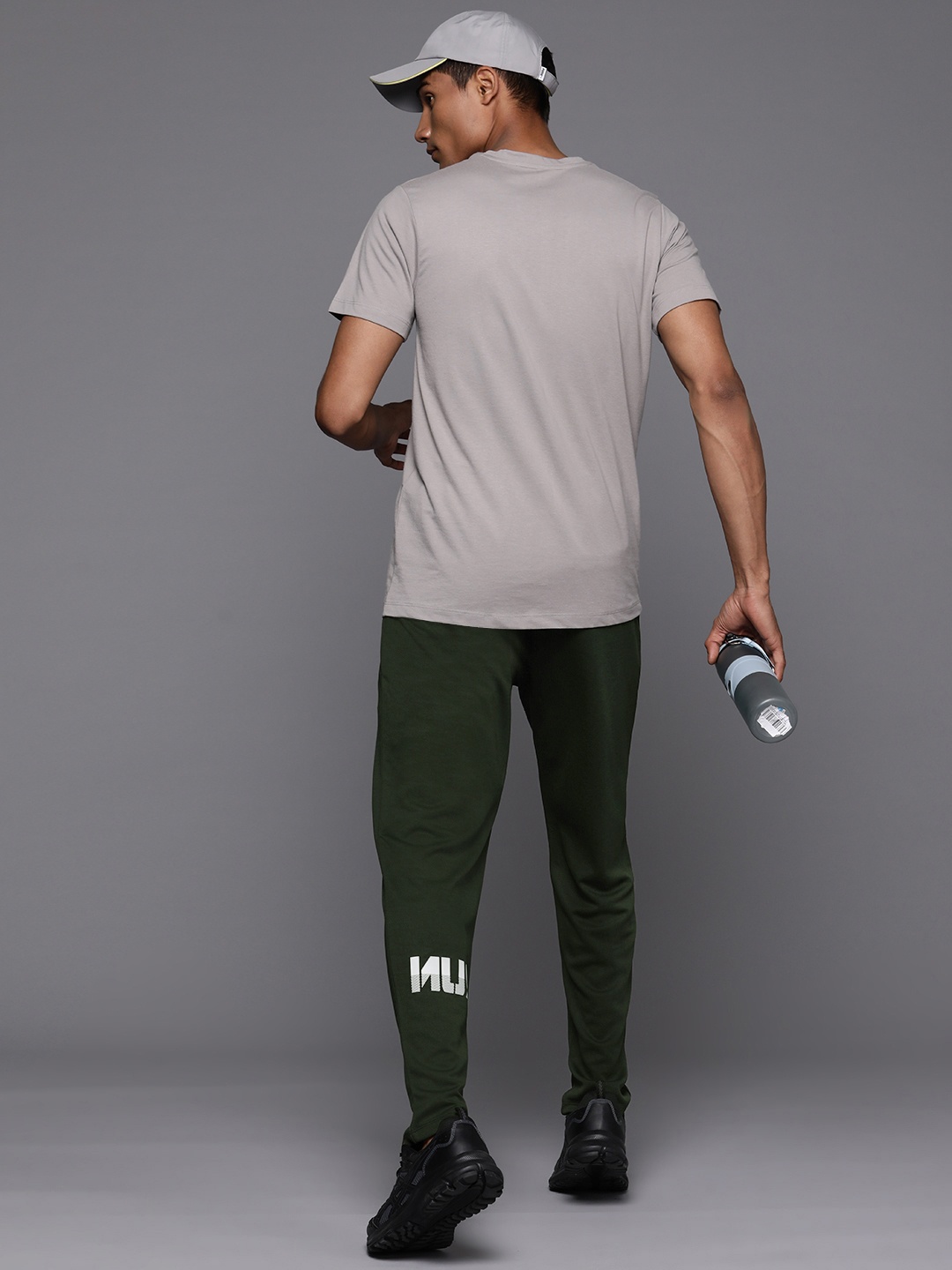 

HRX by Hrithik Roshan Men Rapid-Dry Running Track Pants, Olive