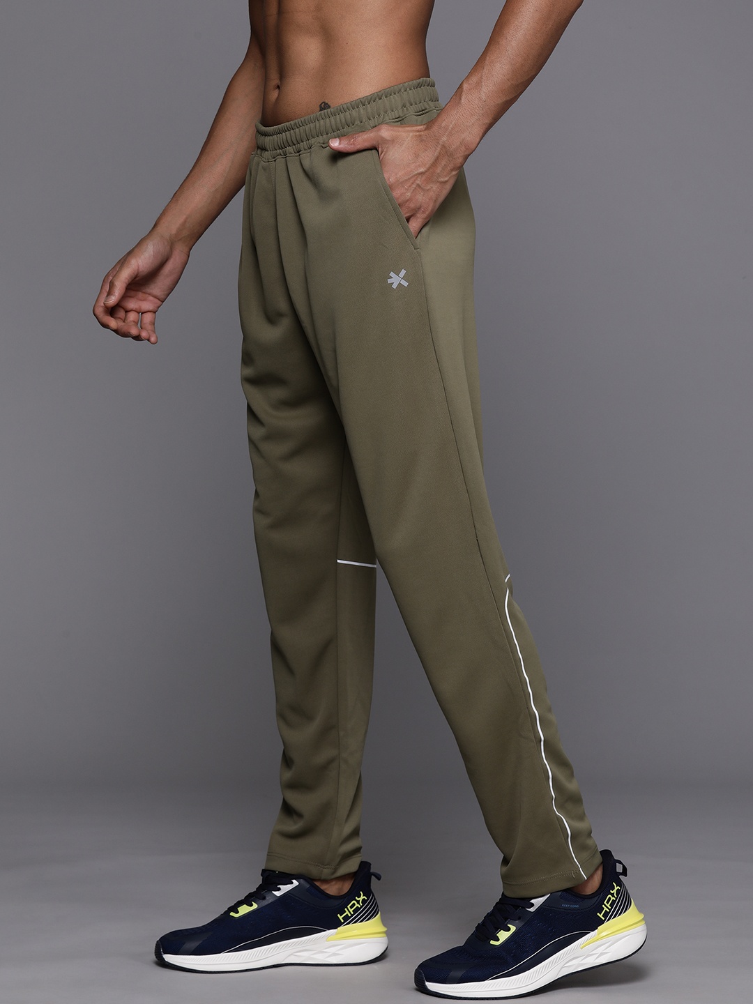 

HRX by Hrithik Roshan Men Running Rapid-Dry Joggers, Olive