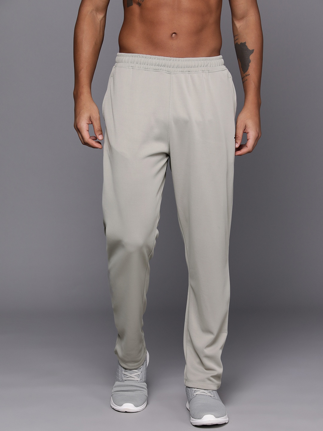 

HRX by Hrithik Roshan Men Rapid-Dry Running Track Pants, Grey
