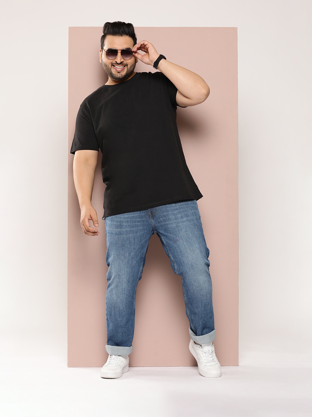 

Sztori Plus Size Regular Fit T-shirt, Black