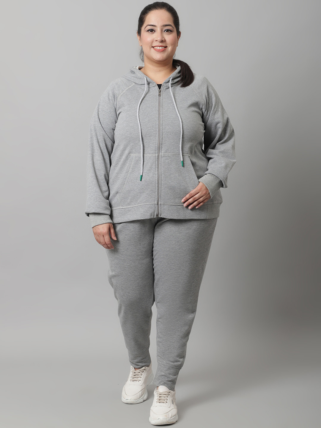 

Rute Fleece Hooded Top & Joggers, Grey