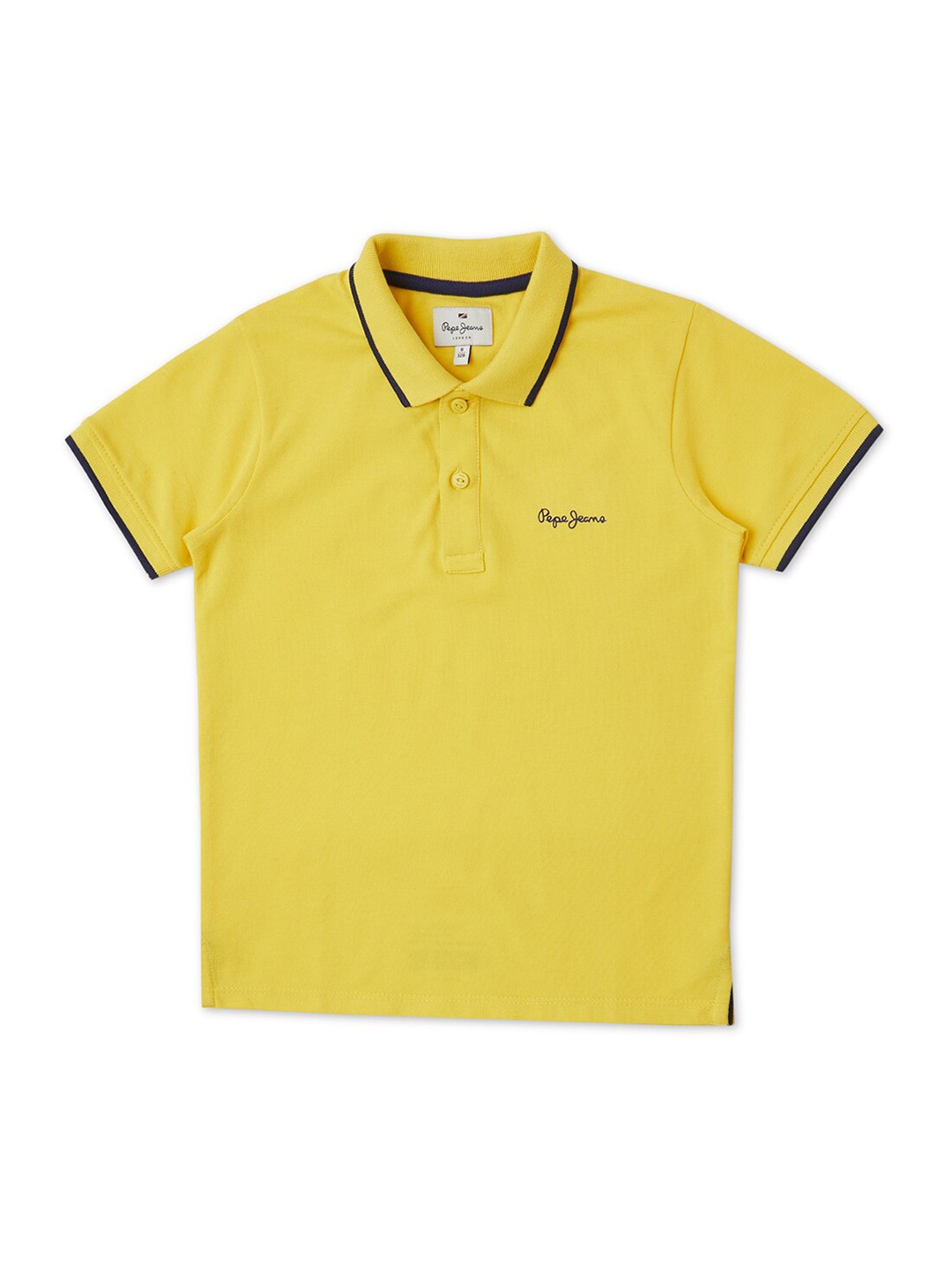 

Pepe Jeans Boys Polo Collar Applique T-shirt, Yellow