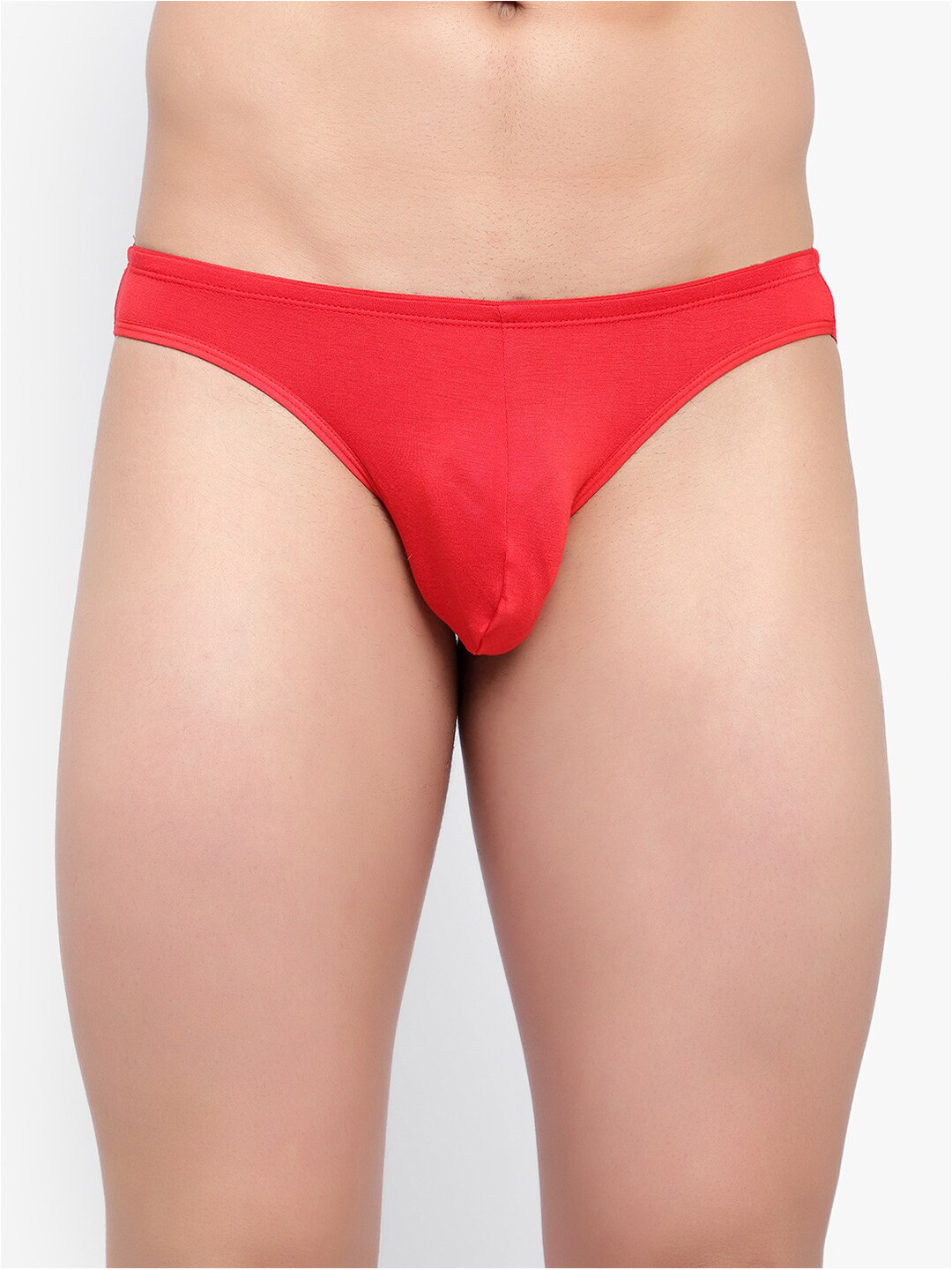 

Bruchi CLUB Pack Of 3 Low Rise Anti Bacterial Bikini Briefs BRC-ML-FOXY-611-RD-3C-S, Red