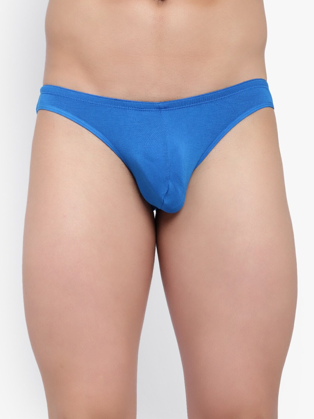 

Bruchi CLUB Pack Of 2 Low-Rise Anti-Bacterial Bikini Briefs BRC-ML-FOXY-611-BL-2C-S, Blue