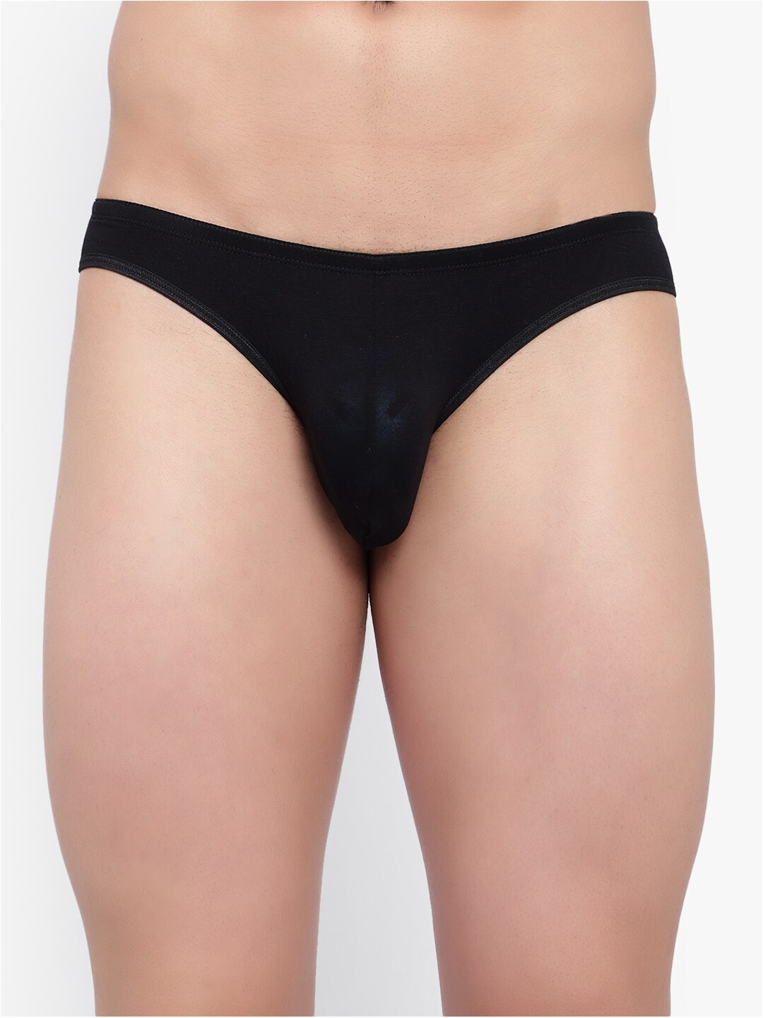 

Bruchi CLUB Pack Of 2 Low Rise Anti Bacterial Basic Briefs BRC-ML-FOXY-611-BK-2C-S, Black