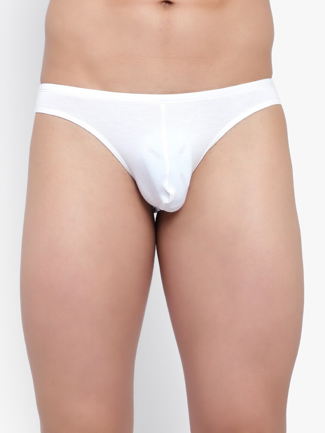 

Bruchi CLUB Pack Of 2 Low Rise Anti Bacterial Bikini Briefs BRC-ML-FOXY-611-WH-2C-S, White