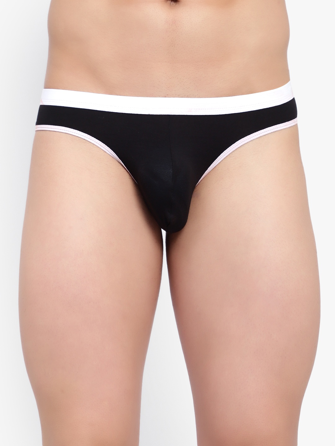 

Bruchi CLUB Pack Of 3 Low-Rise Anti-Bacterial Bikini Briefs BRC-ML-FOXY0559-BK-3C-S, Black