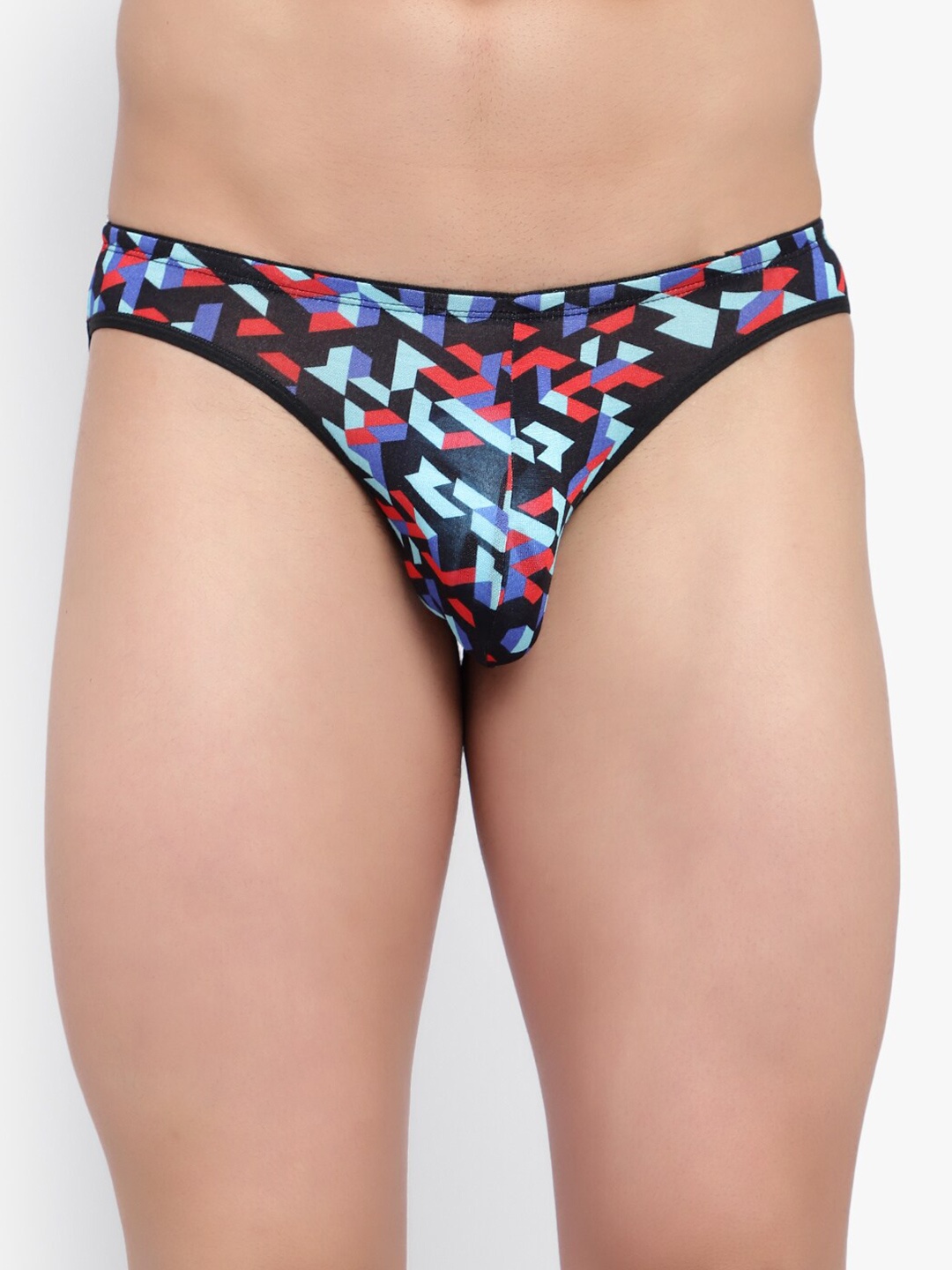 

Bruchi CLUB Men Pack Of 3 Geometric Printed Anti-Odour Briefs BRC-ML-FOXY0449-MCL-3C-S, Black