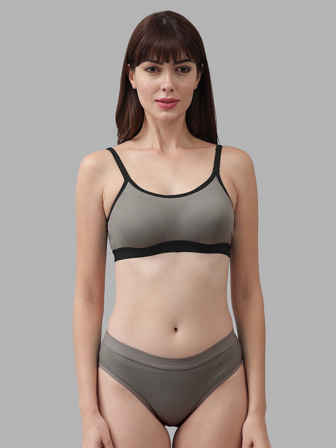

AROUSY Cotton Lingerie Set AR_C_CNORA_Grey_30