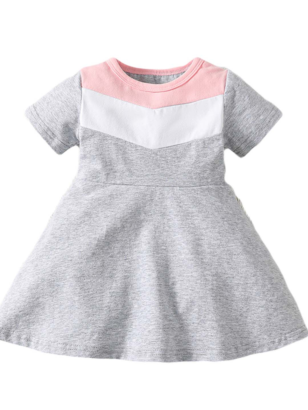 

StyleCast Girls Grey Round Neck Fit & Flare Dress