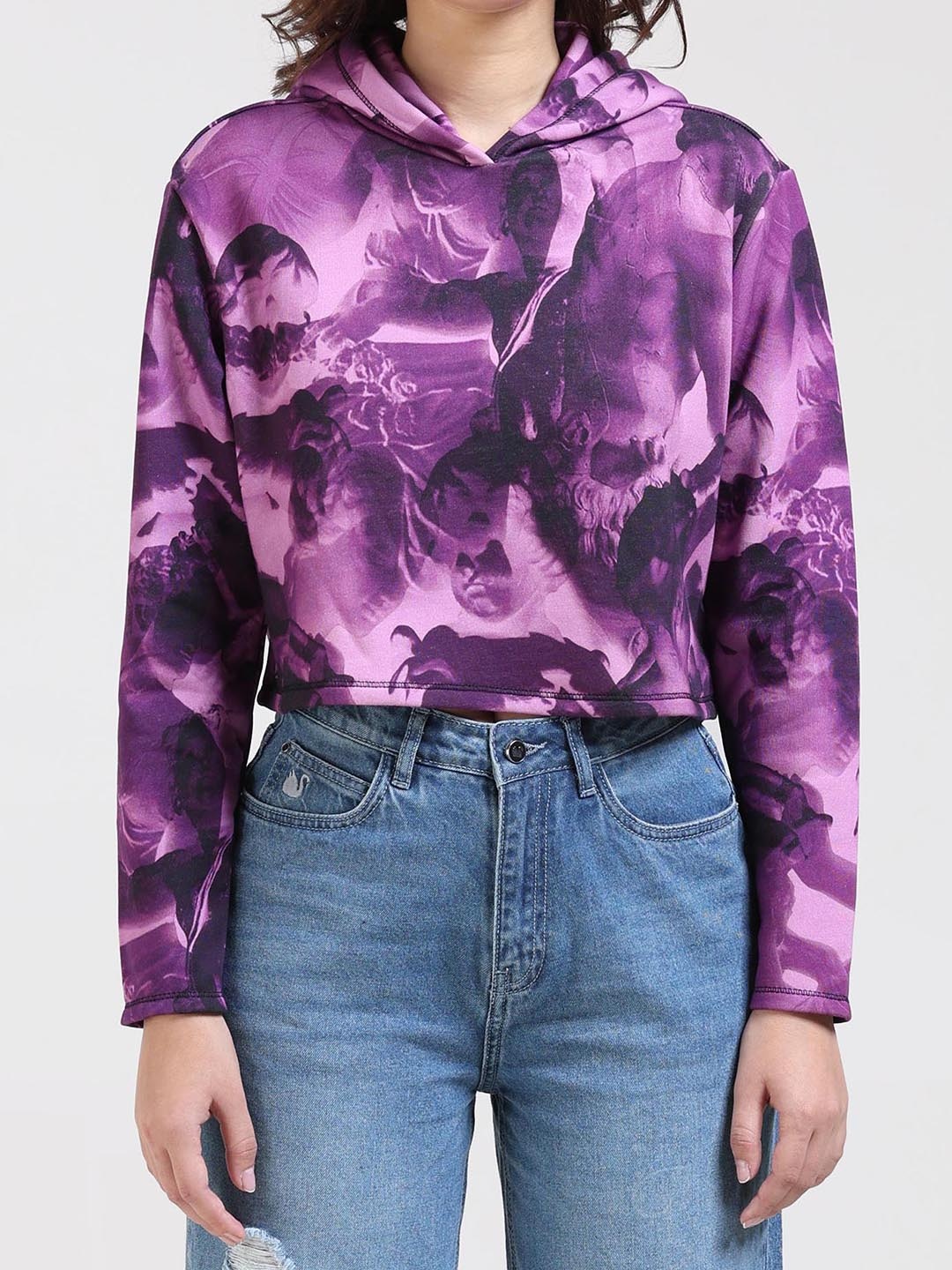 

Gloria Vanderbilt Abstract Printed Sweatshirt, Purple