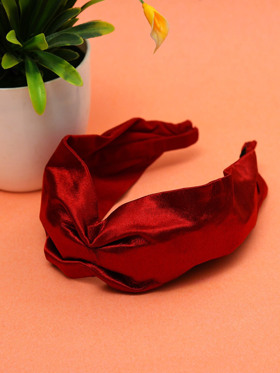 

FUNKRAFTS Solid Hairband, Maroon