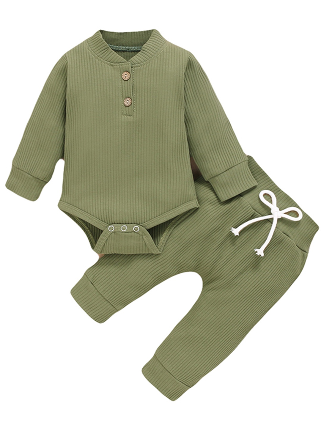 

StyleCast Infant Boys Green Leotard with Pyjamas